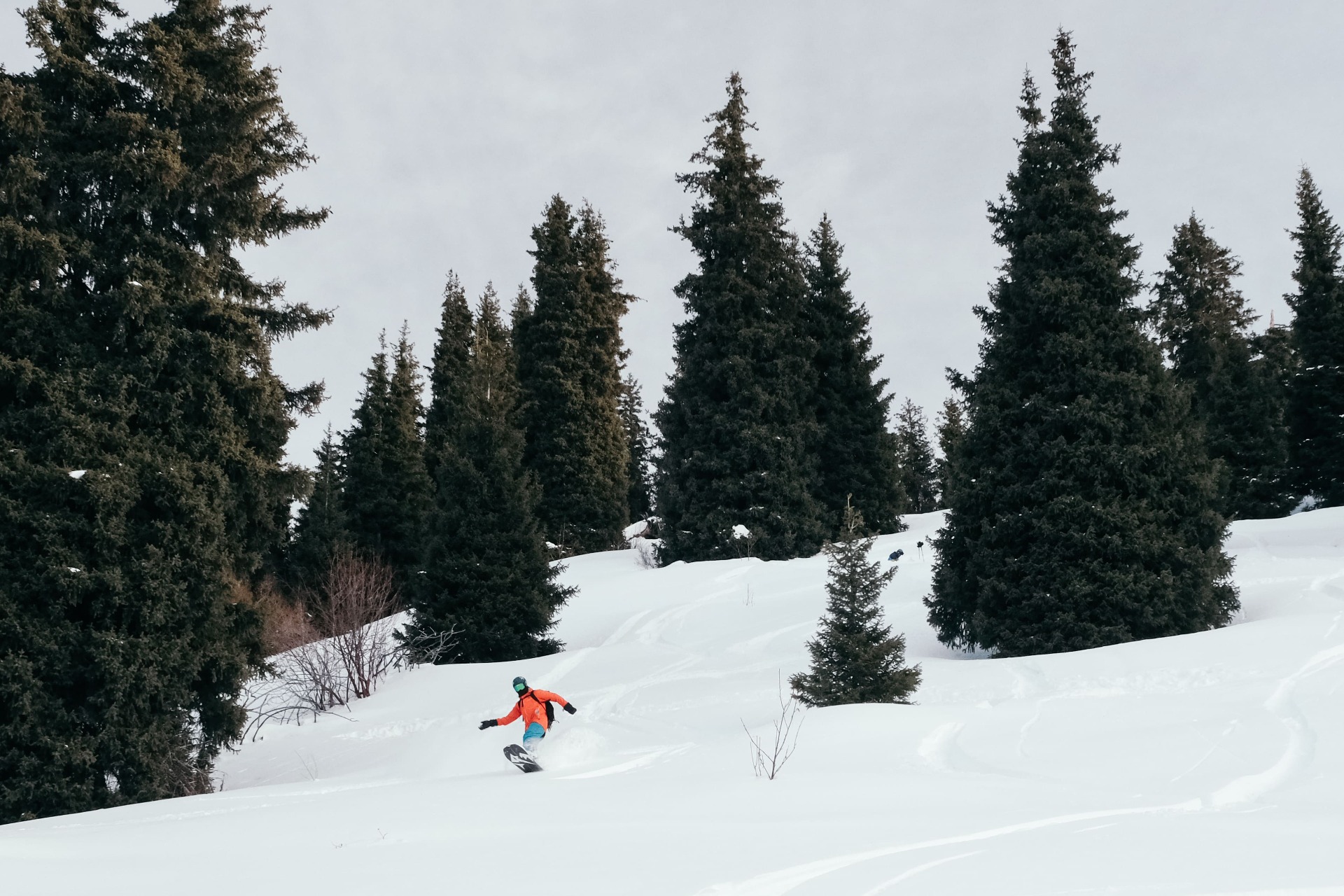 snowboarding with guide in Butakovka Almaty