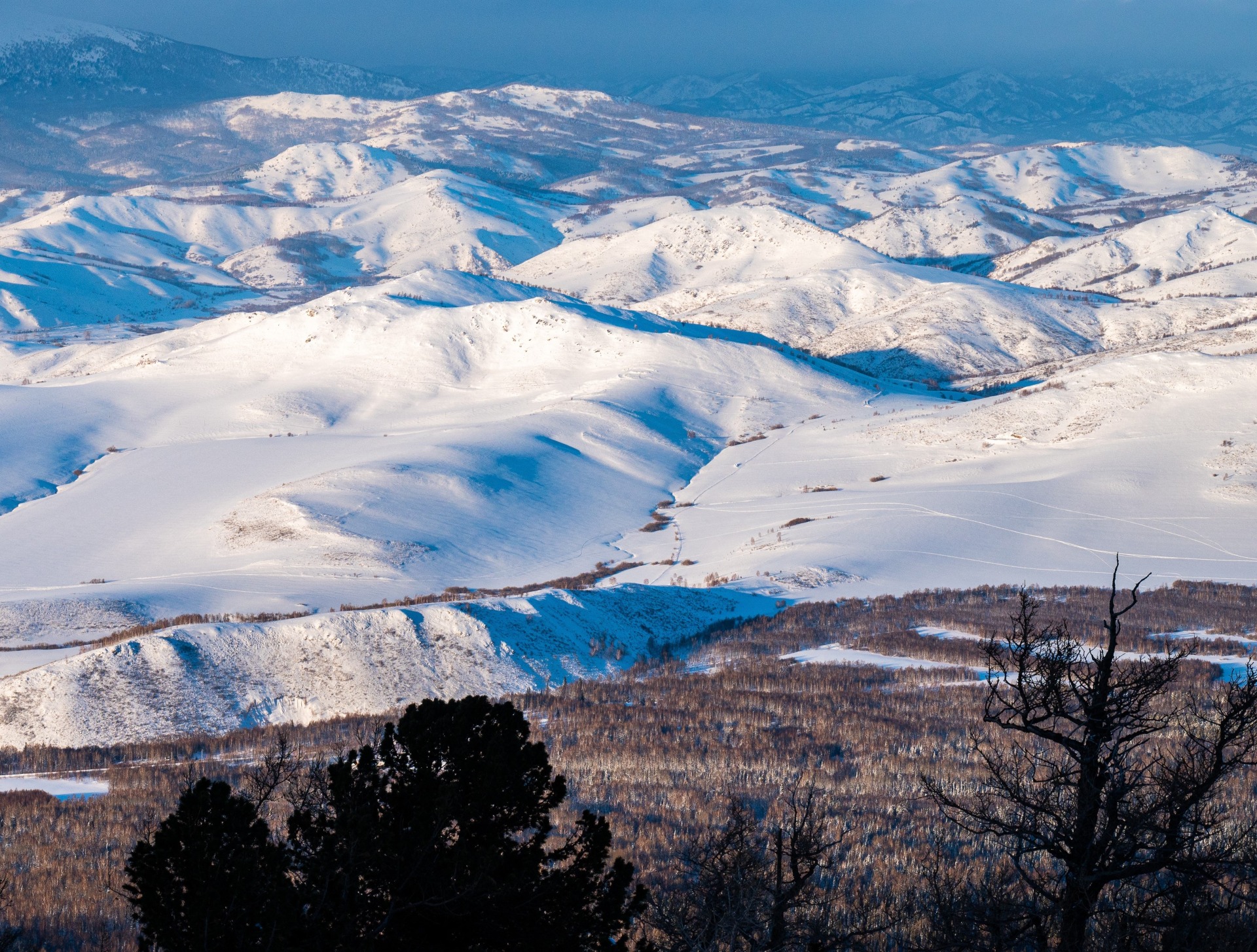 Ridder city, the Altai mountain range