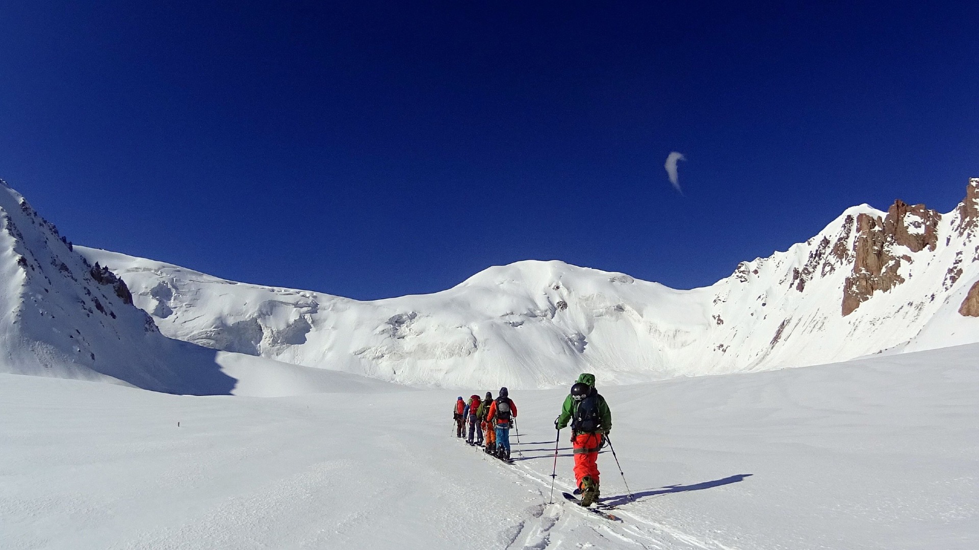 Tuyuk-su glacier in Almaty, Kazakhstan