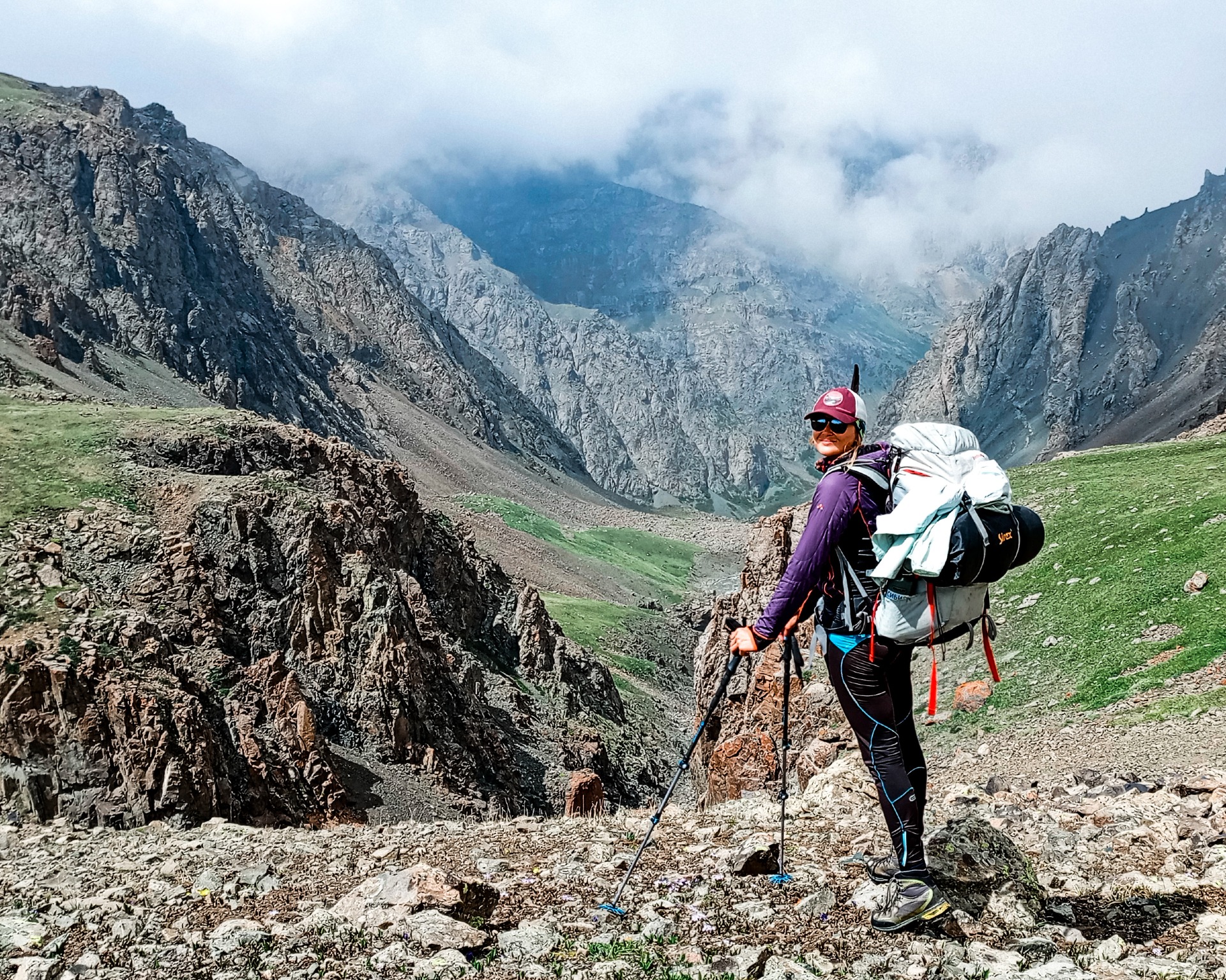 Hiking on the amazing canyon in Chon Turgen valley 