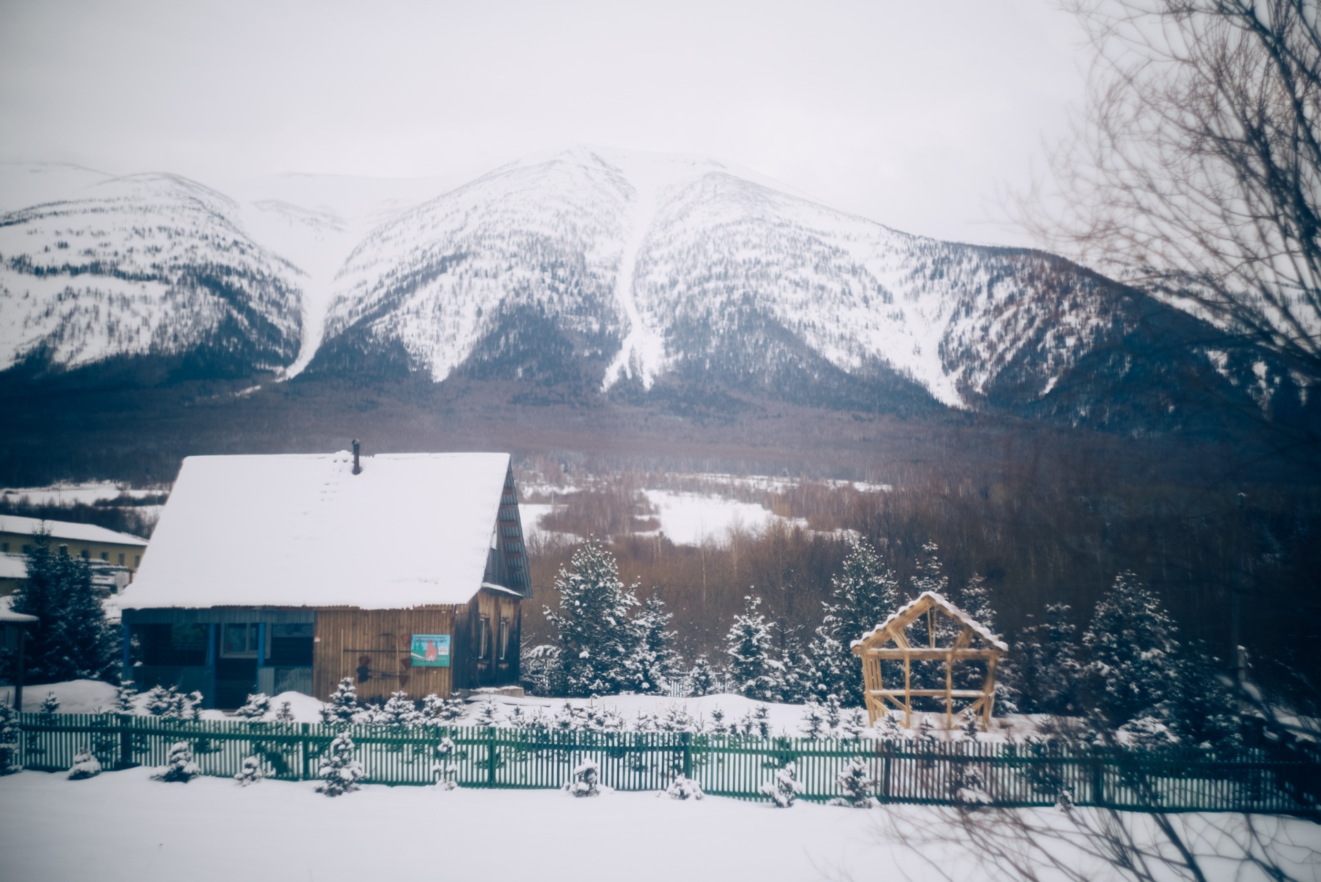 Ridder city and Ivanovsky mountain range