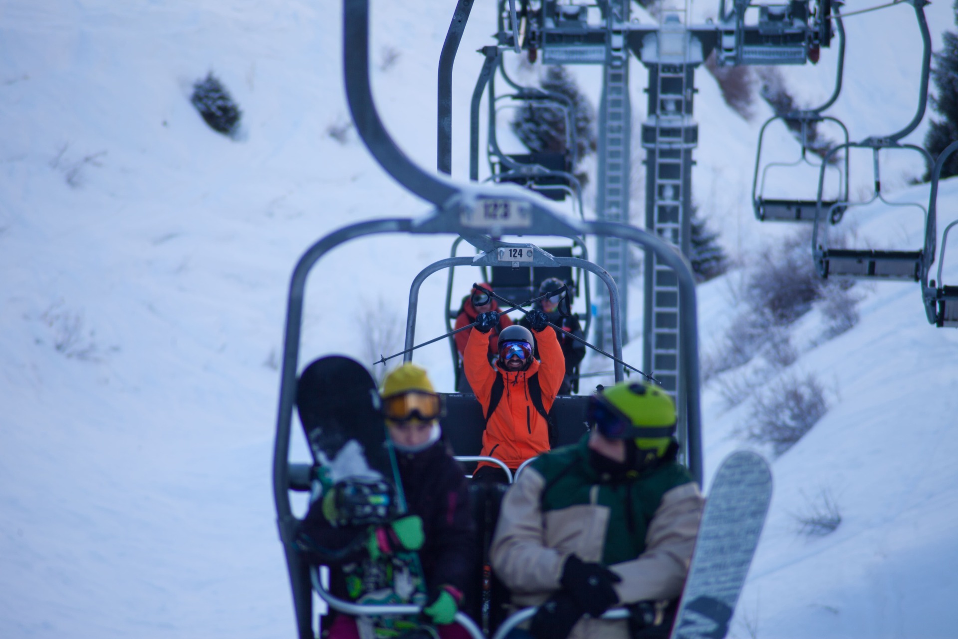 ski lift at Ak-bulak ski resort