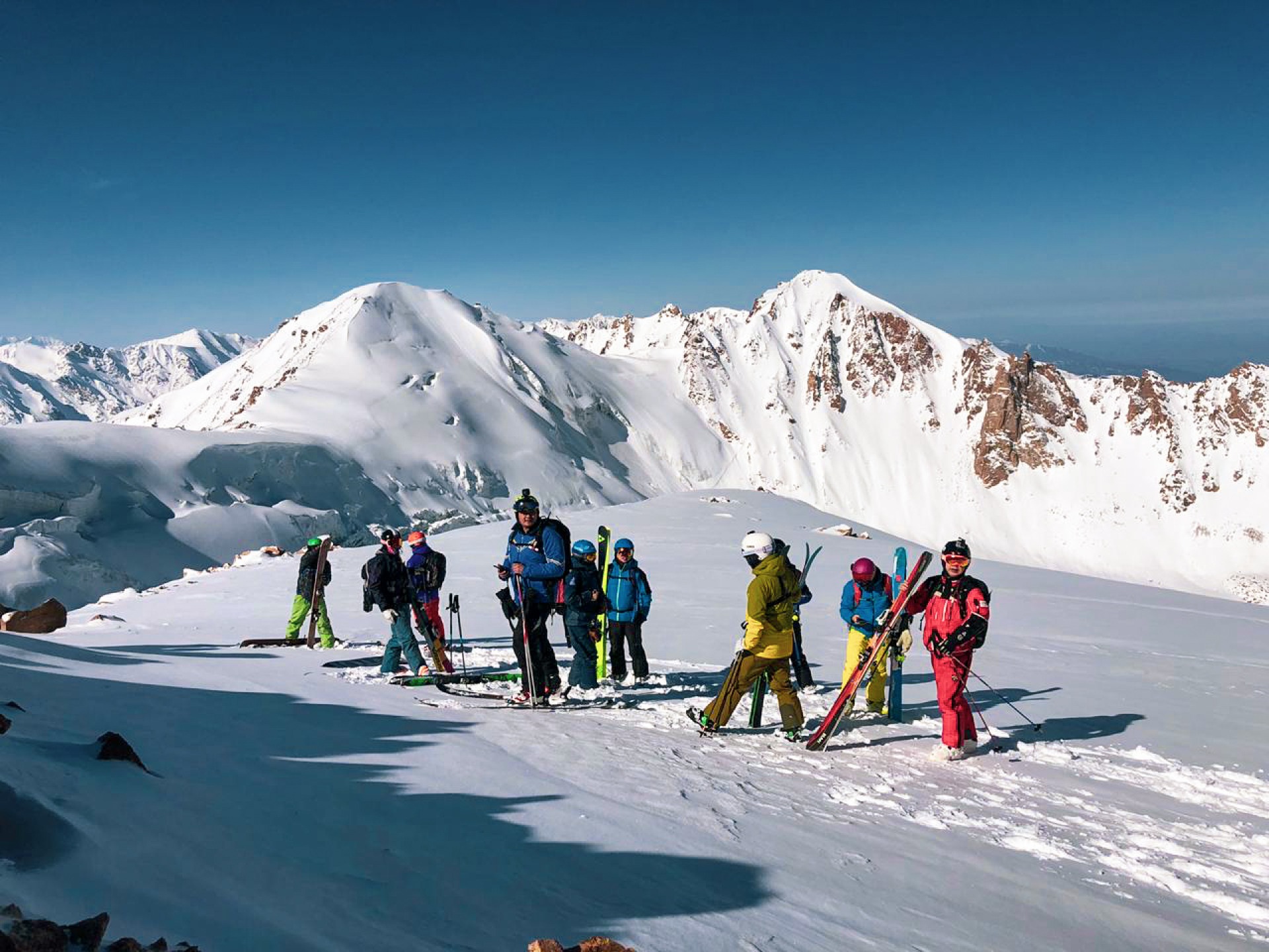 Heliski in Almaty in the Tuyuk-su valley 