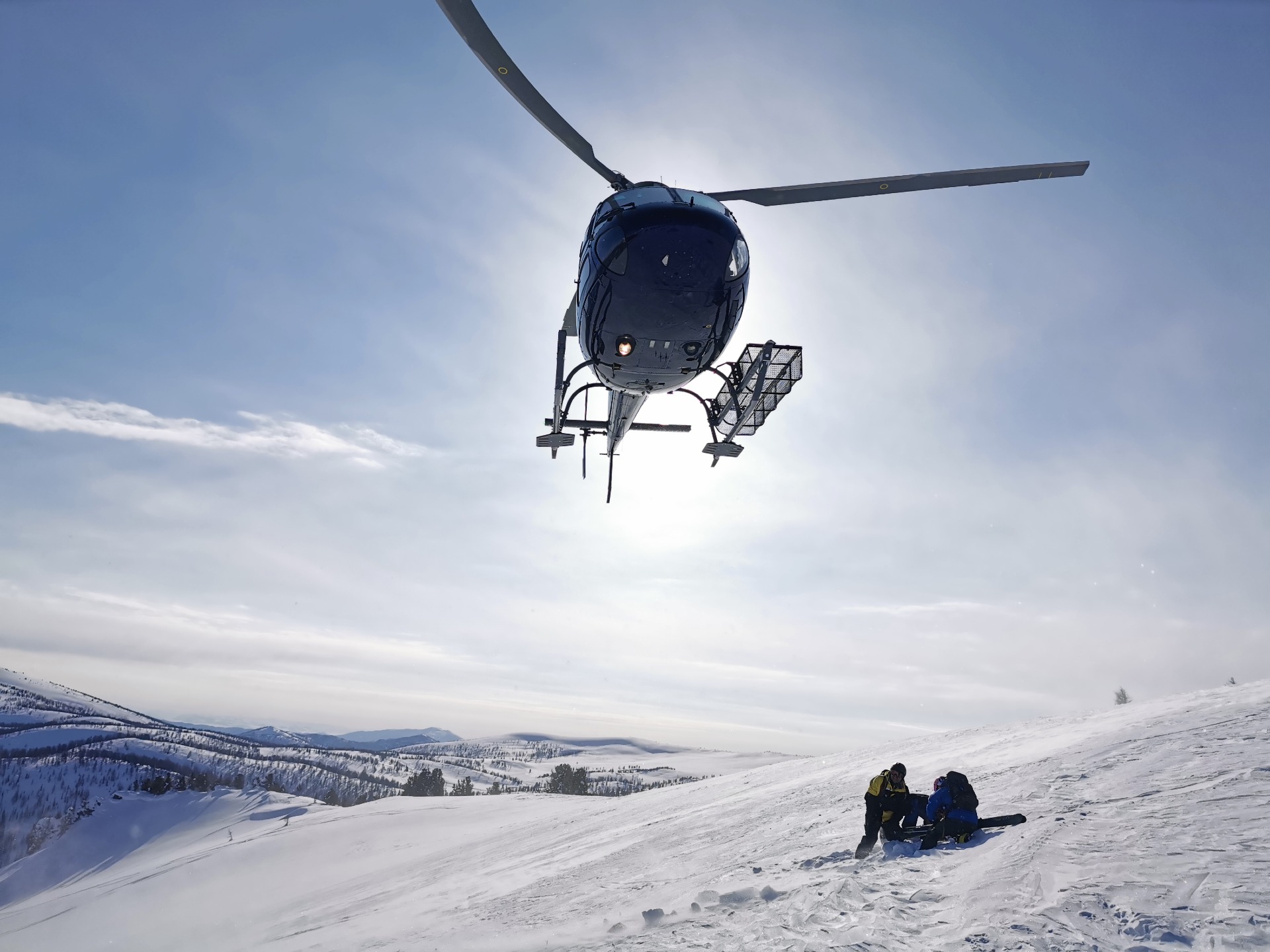 heliski in the Altai mountains Ridder