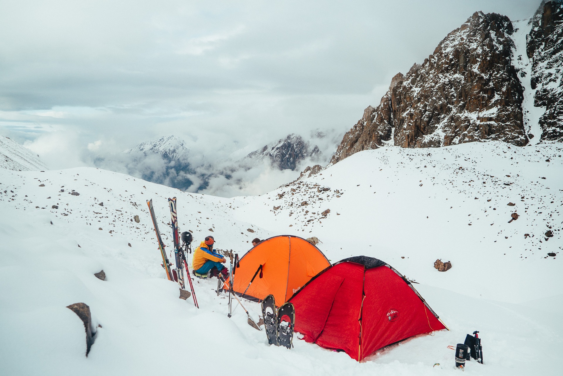 ski expedition in Kazakhstan