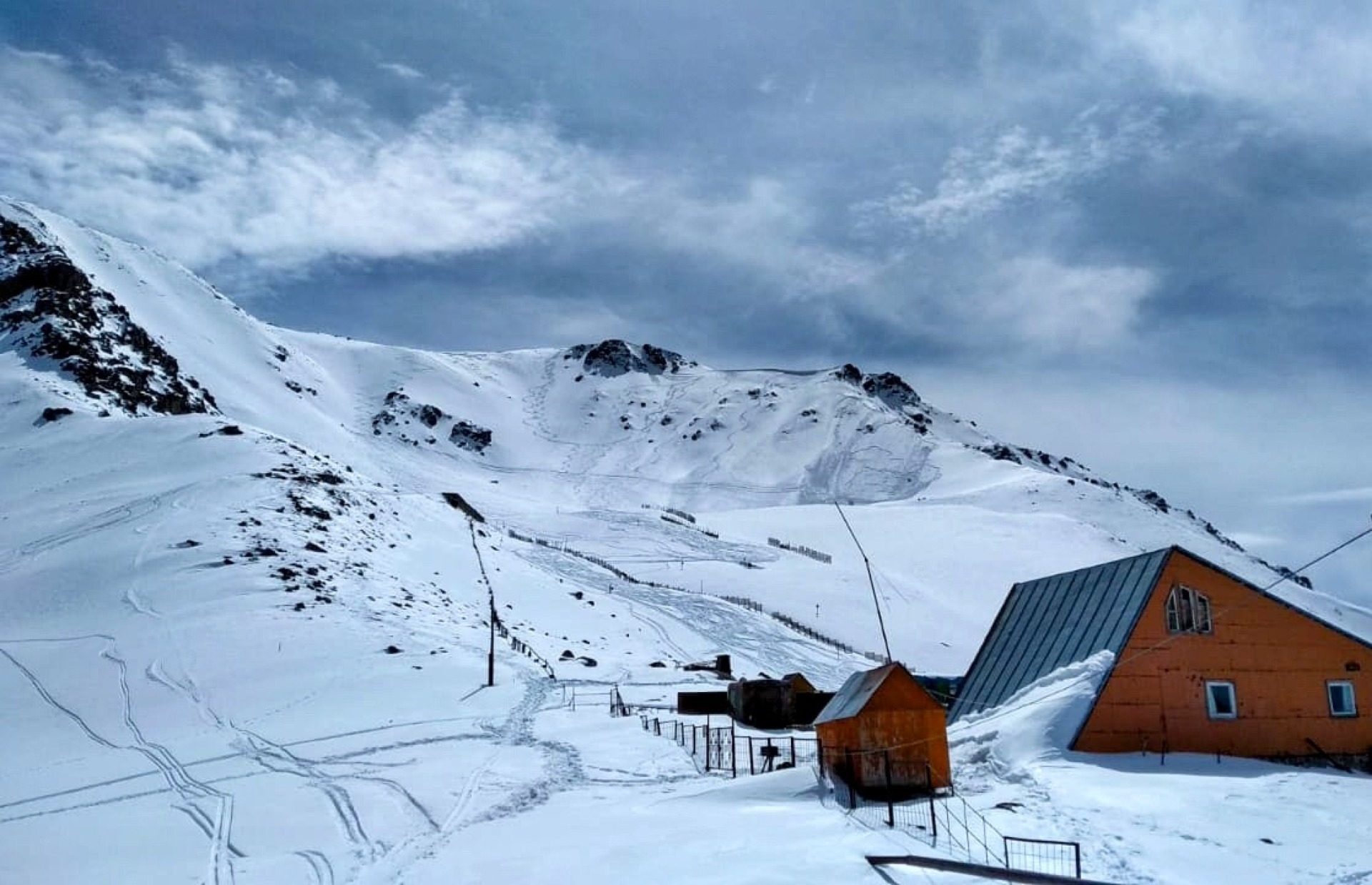 Cosmostation ski tracks Almaty Kazakhstan