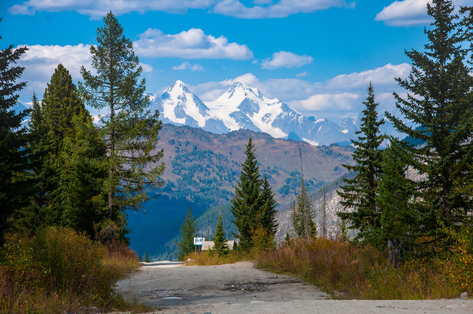 Belukha mountain in the Altai in Kazakhstan