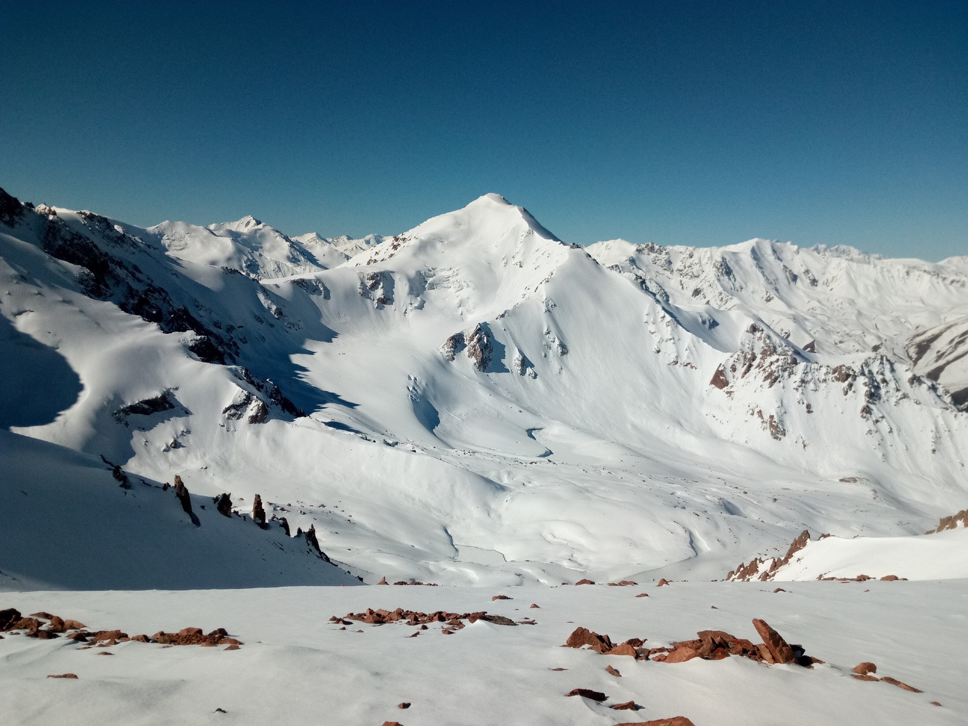 Soviet peak from Kumbelsu valley