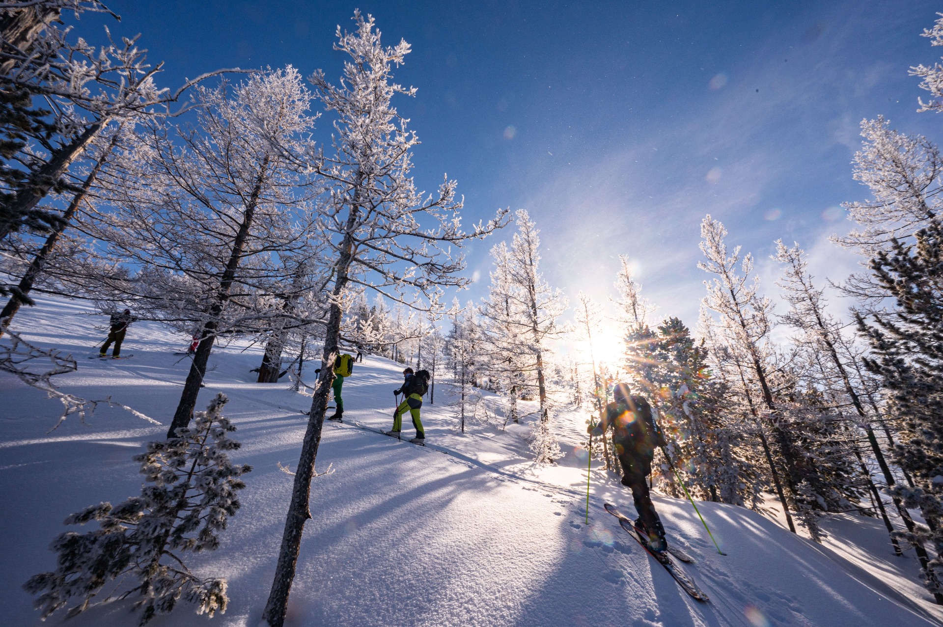 ski touring in Ridder