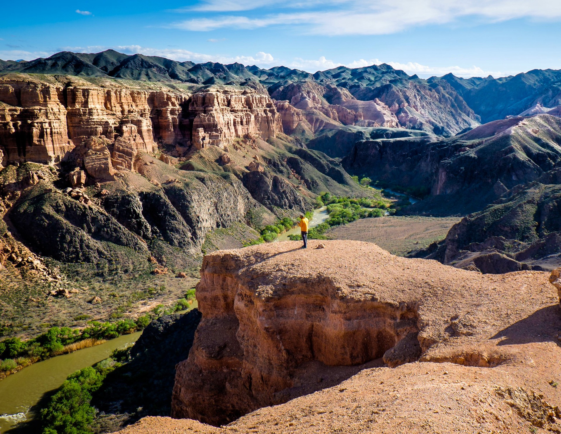 Charyn canyon in Almaty, Kazakhstan 