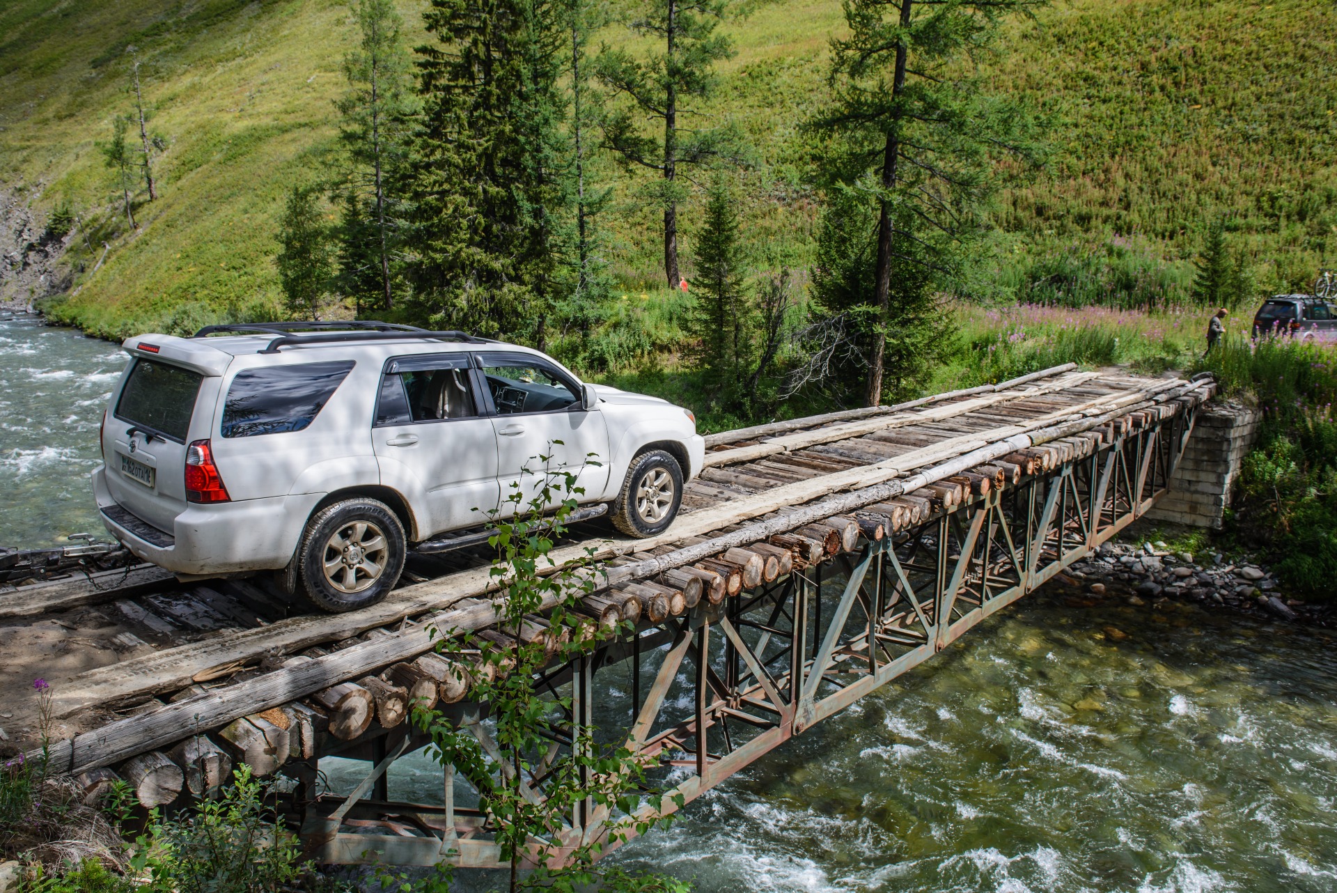 SUV tour jeep trip in the Altai, East Kazakhstan