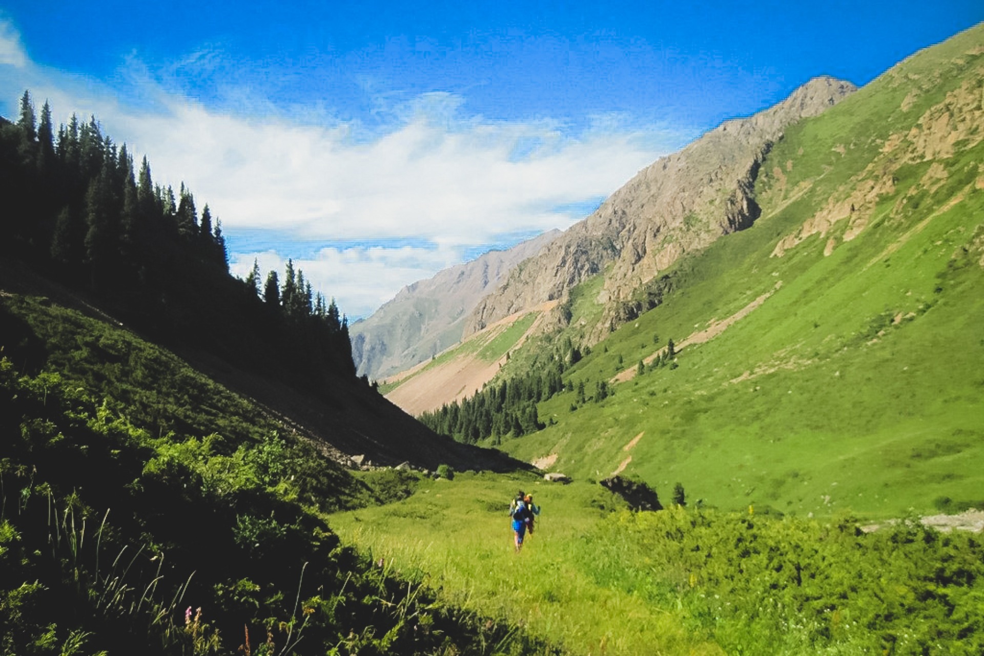 trekking in Talgar gorge Almaty