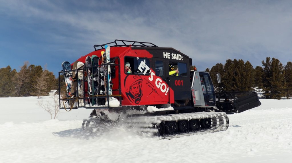 Catskiing in the Altai mountains