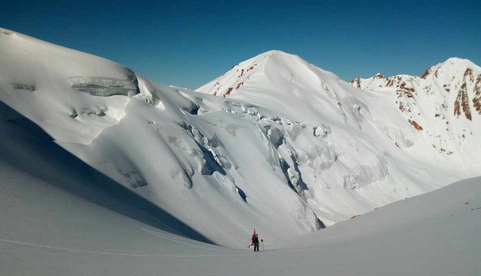 Peak Pogrebetsky - Freeride on the Tuyuk-Su Glacier